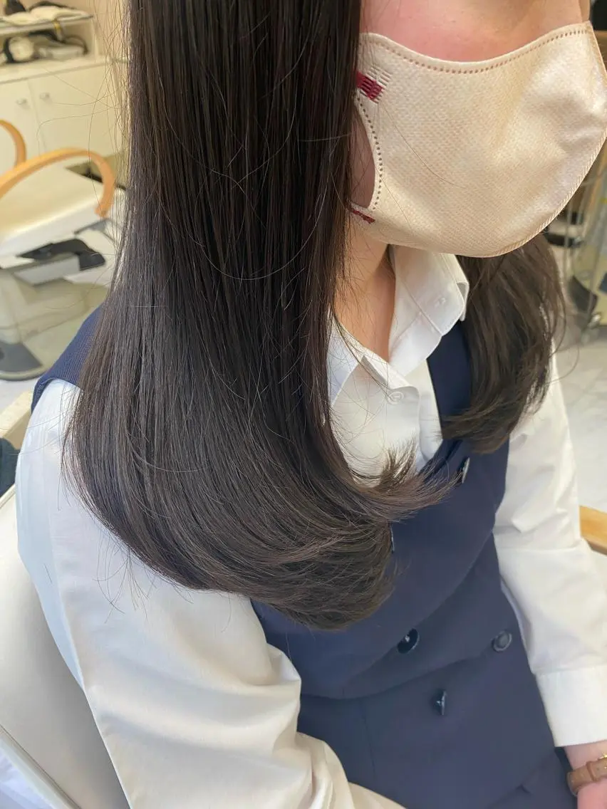 ロング レイヤーカット シャギー 目黒 碧人のヘアスタイル
