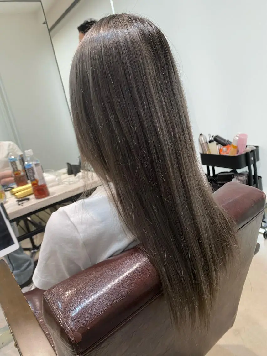 ロング カラー パーマモデル募集中 渥美翔人のヘアスタイル