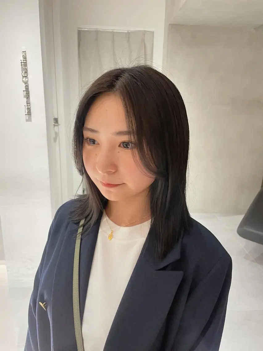 ミディアム 🪞透け感&韓国ヘア 🪞honokaのヘアスタイル