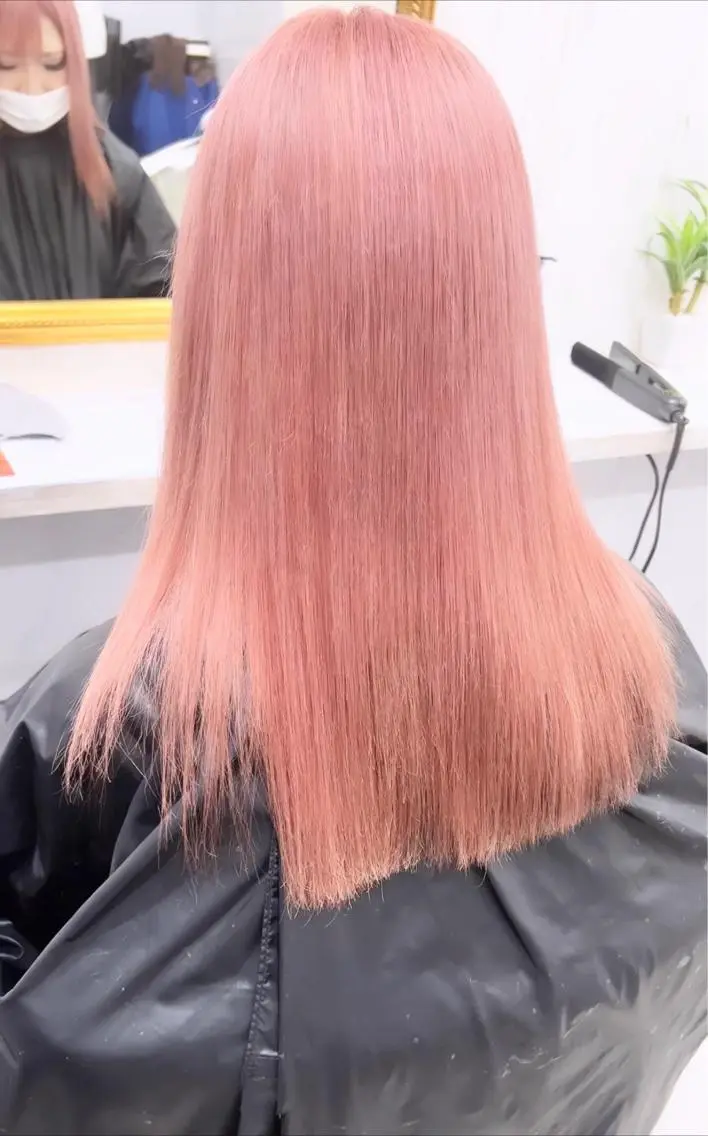 セミロング カラー ヘアカラー TAKATO ✨ハイトーン✨のヘアスタイル
