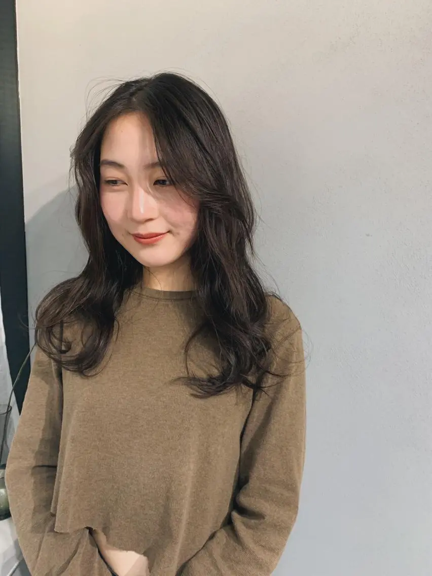 ロング カラー ヘアアレンジ ボブパーマコテ巻き風 パーマNo1深江秀平のヘアスタイル