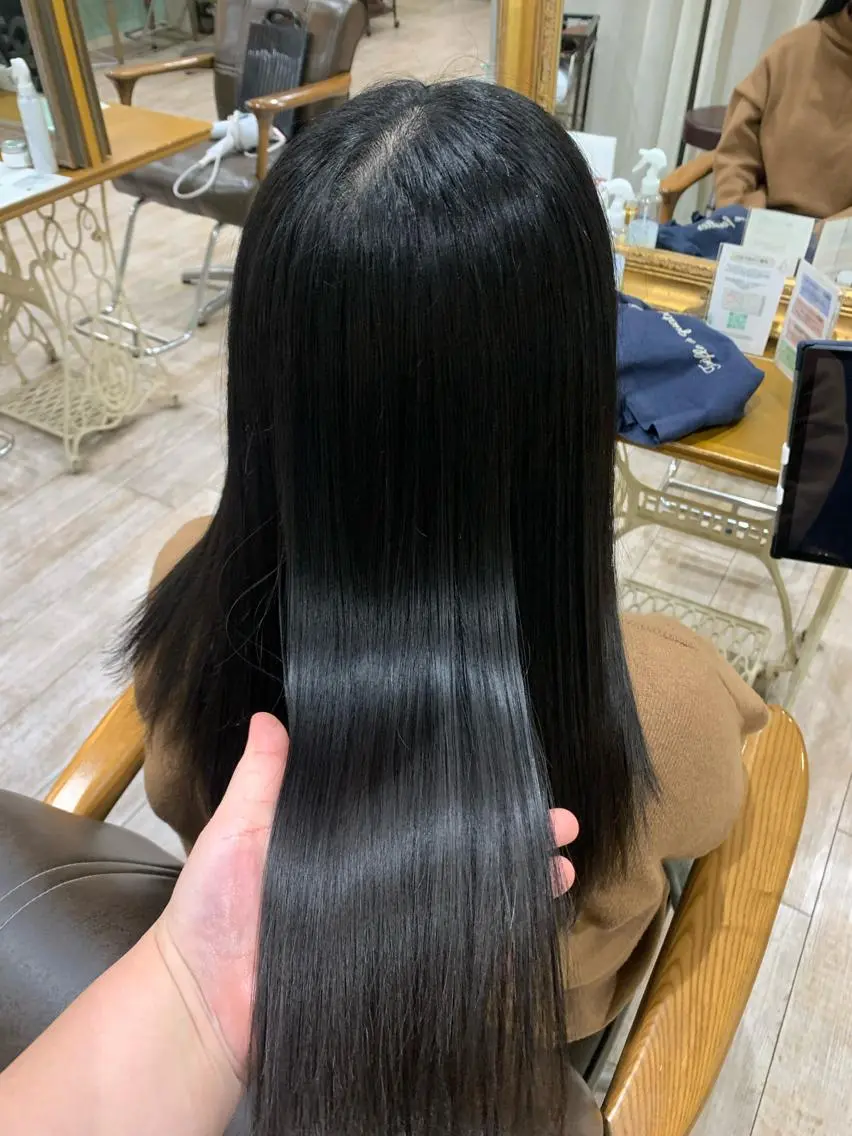 ロング 髪質改善 トリートメント ナツミ🌼新越谷/ 骨格修正/艶髪のヘアスタイル