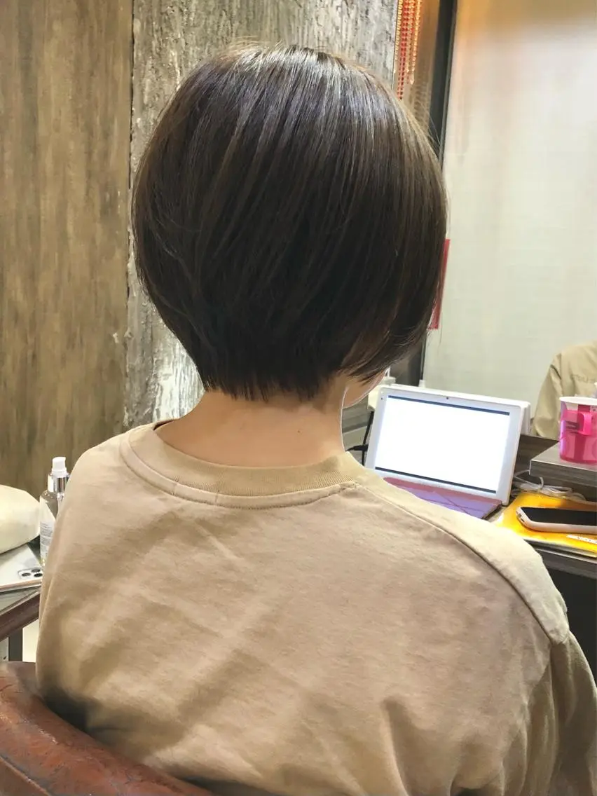 ショート ショートボブ ボブ ショートヘア 大人メンズヘア アドバイザーkaiのヘアスタイル