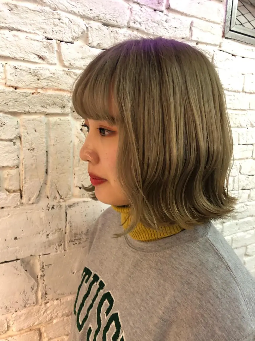 ショート カラー eri kinjoのヘアスタイル