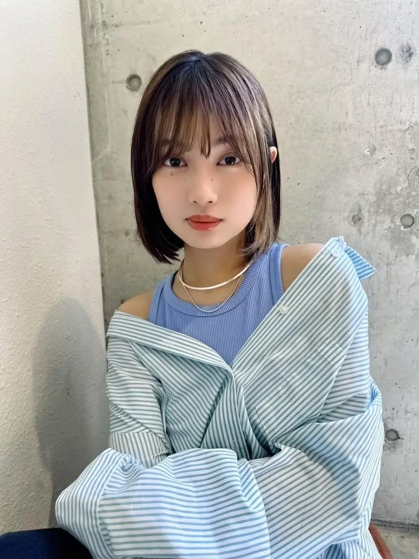 ミディアム カット ヘアカラー ✨髪質改善特化✨ Grand Linkのヘアスタイル