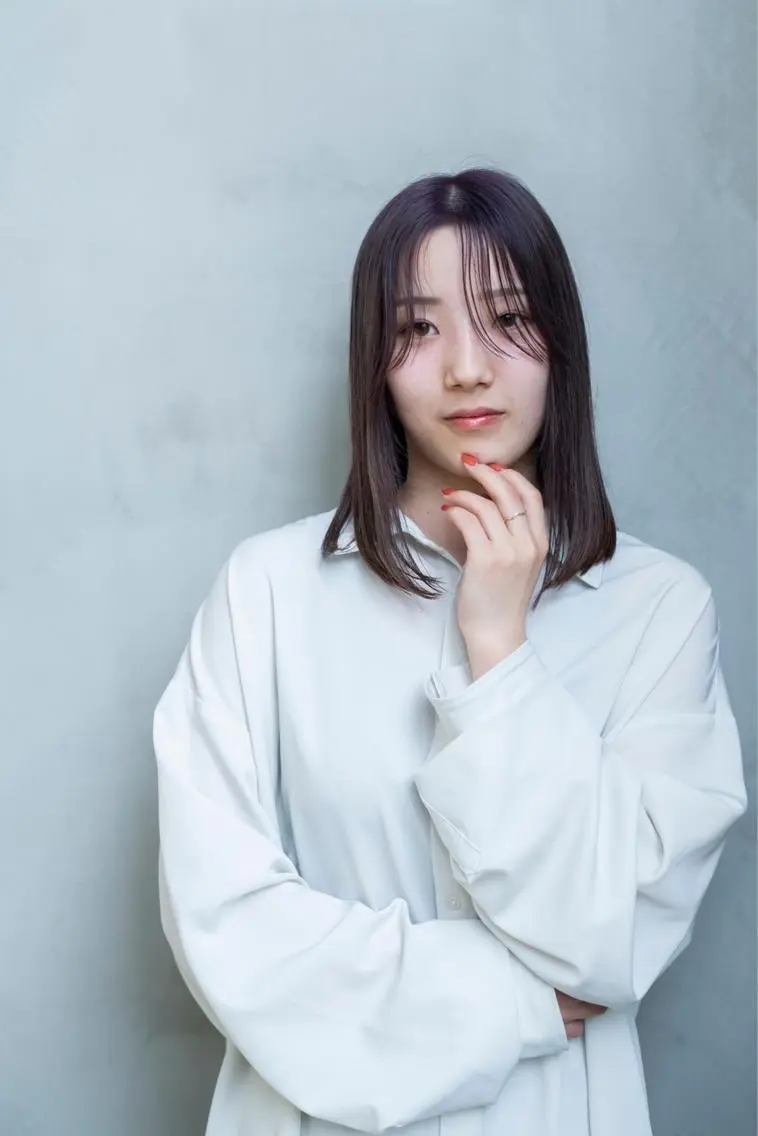 ミディアム カラー カット ヘアカラー 山本 尚輝のヘアスタイル