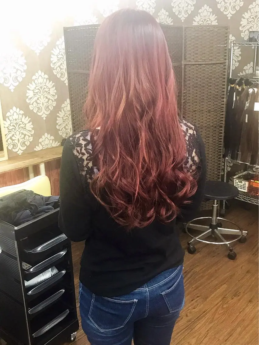 ロング カラー ヘアカラー トリートメント ヤナ マネージャーのヘアスタイル