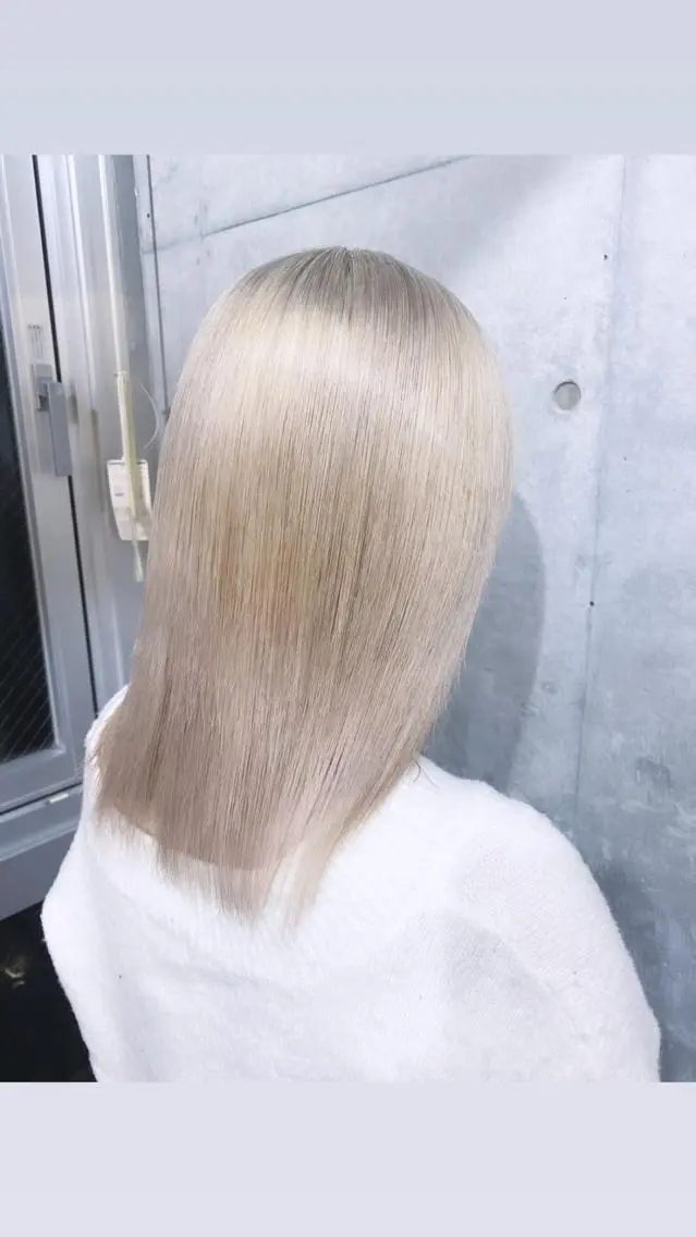 ミディアム ハイライト ヘアカラー トリートメント ヘアセット ✨ハイクオリティ✨ 山本香也のヘアスタイル
