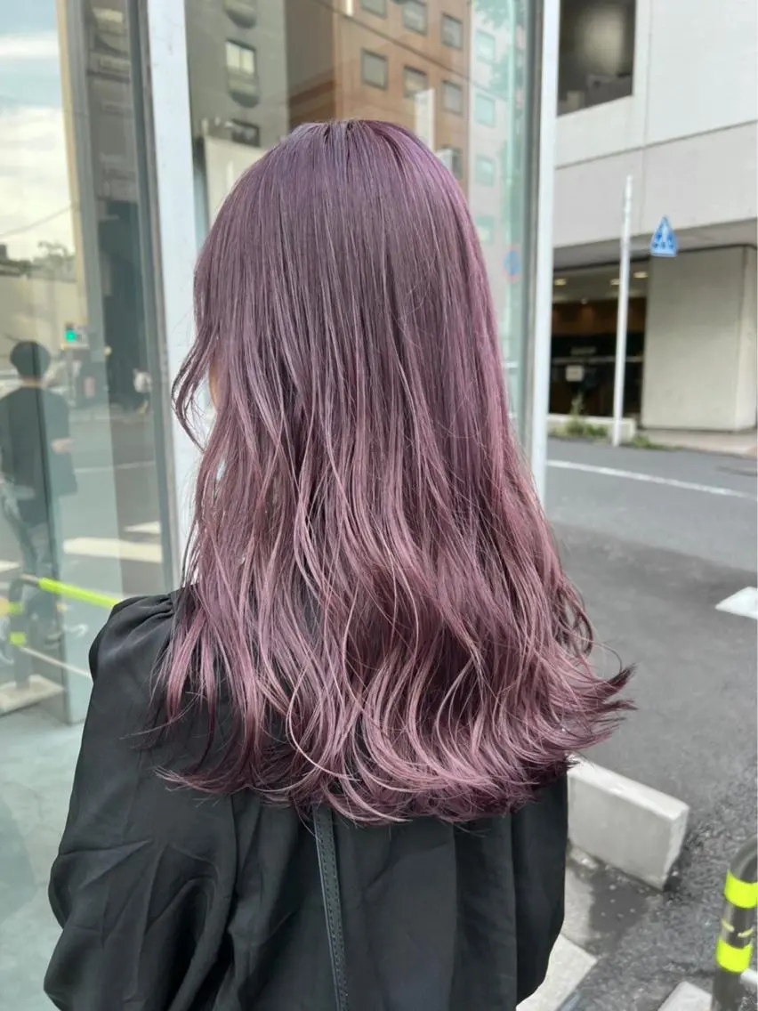ミディアム カラー ヘアアレンジ ハッシュカット/レイ ヤーカットArataのヘアスタイル