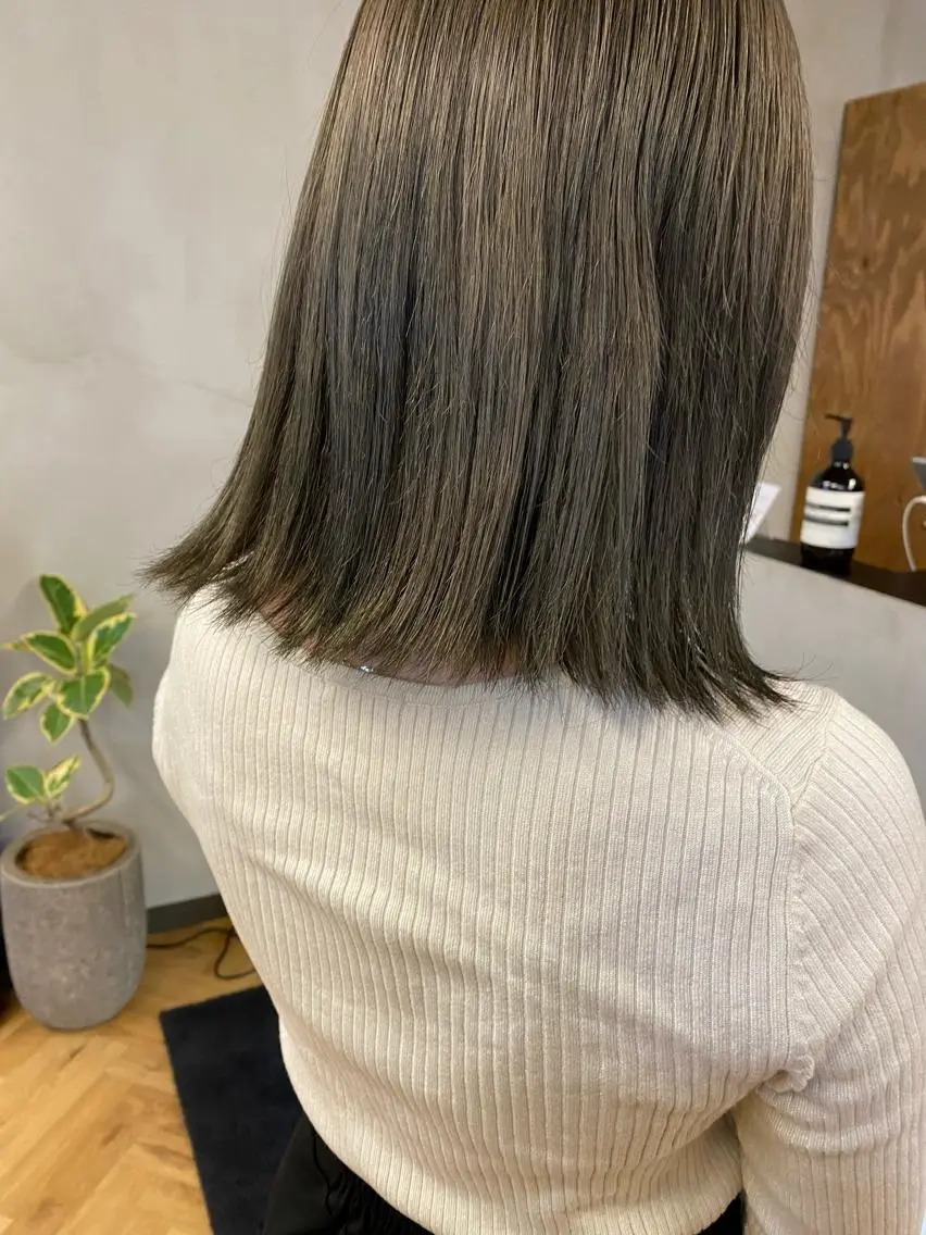 セミロング ena/ブリーチなし 透明感・レイヤー🎀のヘアスタイル
