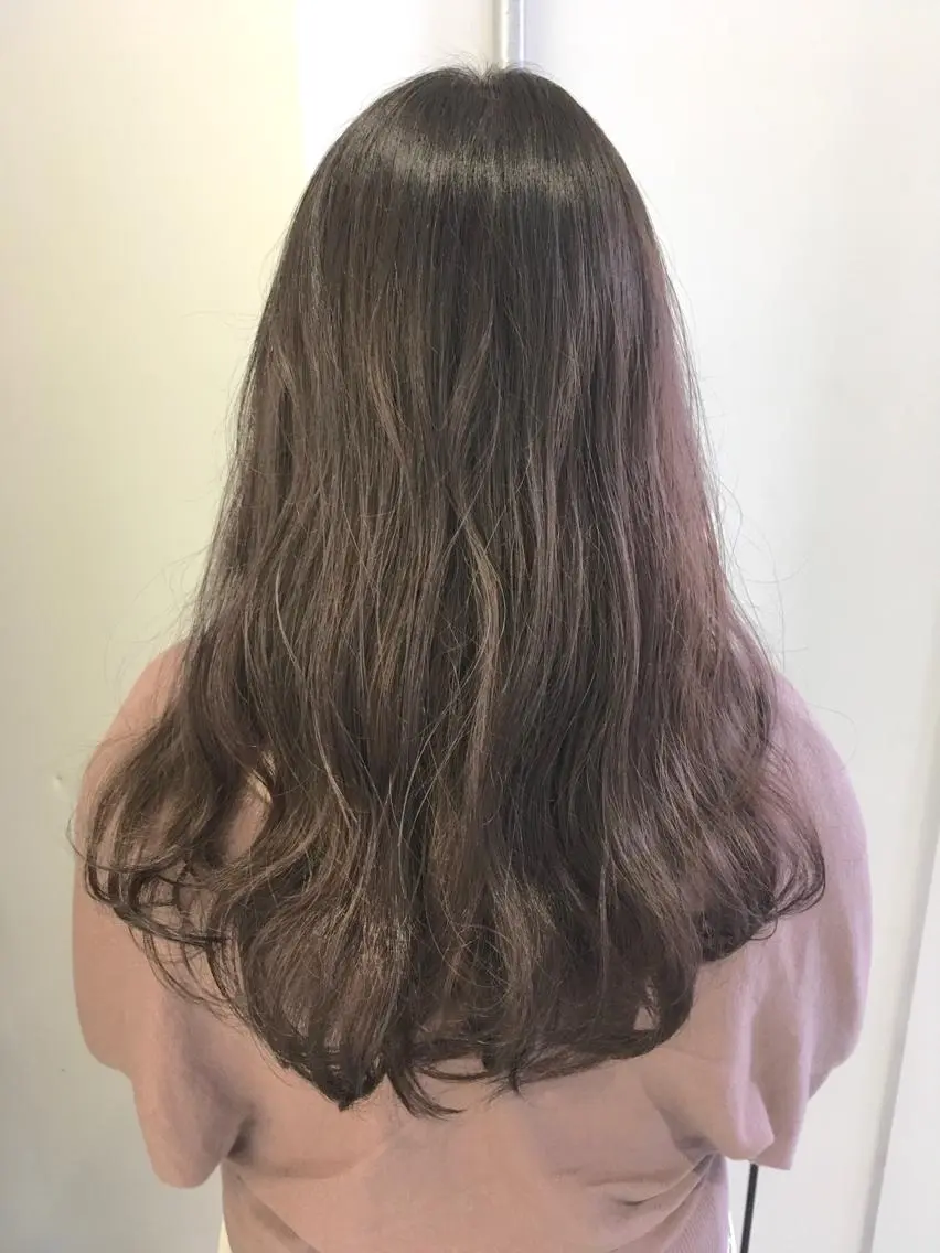 ロング カラー ヘアカラー トリートメント ヘアセット yoshi ☆のヘアスタイル