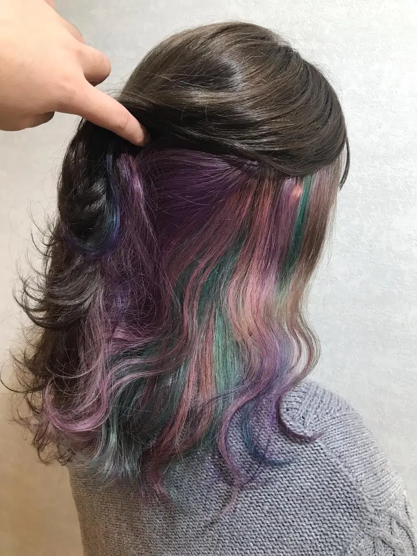 ロング カラー 🧡色落ちまで2度 楽しめる🧡ヨシキのヘアスタイル
