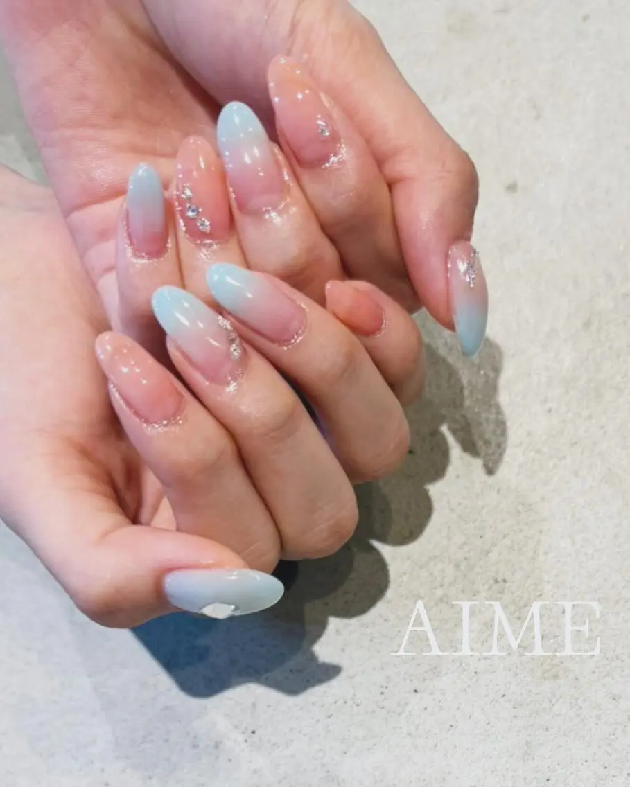 ネイル シンプルネイル AIME （momo）のネイルデザイン