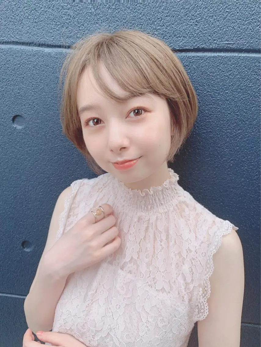 ミディアム カラー パーマ ヘアアレンジ 【公式】amble luxe池袋東口🩷のヘアスタイル