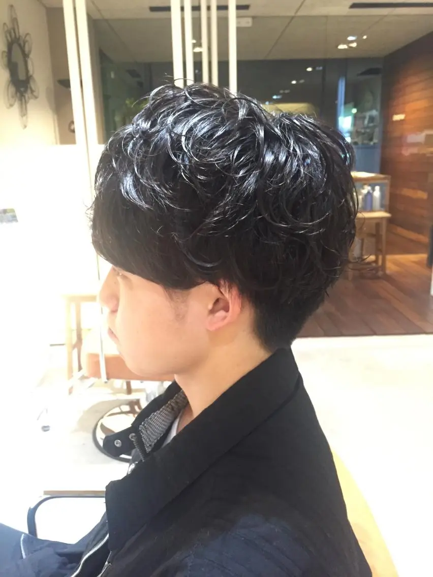 ショート ミディアム パーマ creep hair nozomiのヘアスタイル