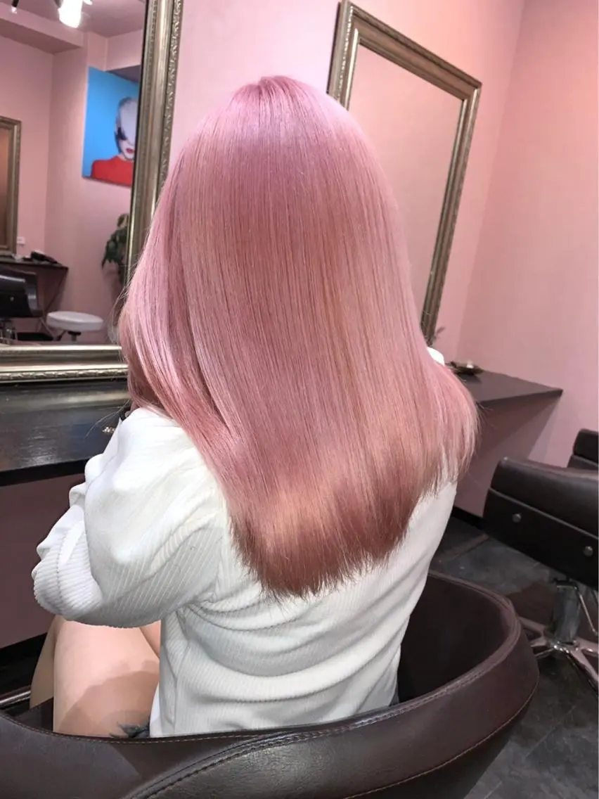 ロング カラー ヘアカラー Selene hair 難波店のヘアスタイル