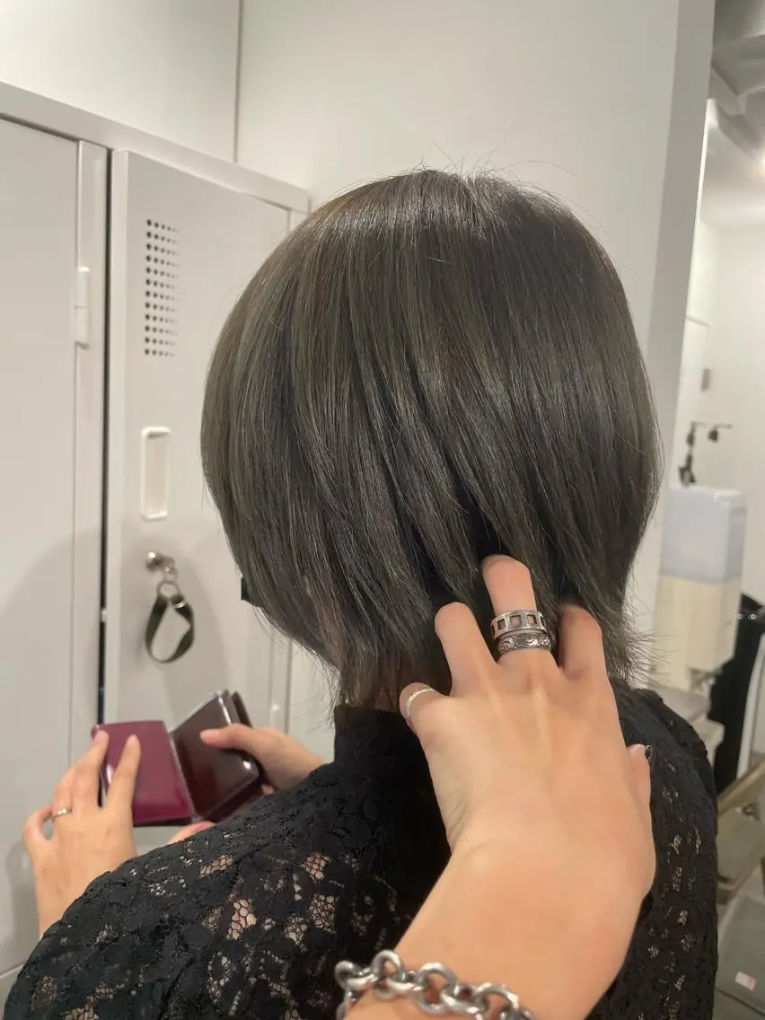 ショート カラー カット ヘアカラー トリートメント 💘MICOTO藤沢 髪質改善ブリーチ💘のヘアスタイル