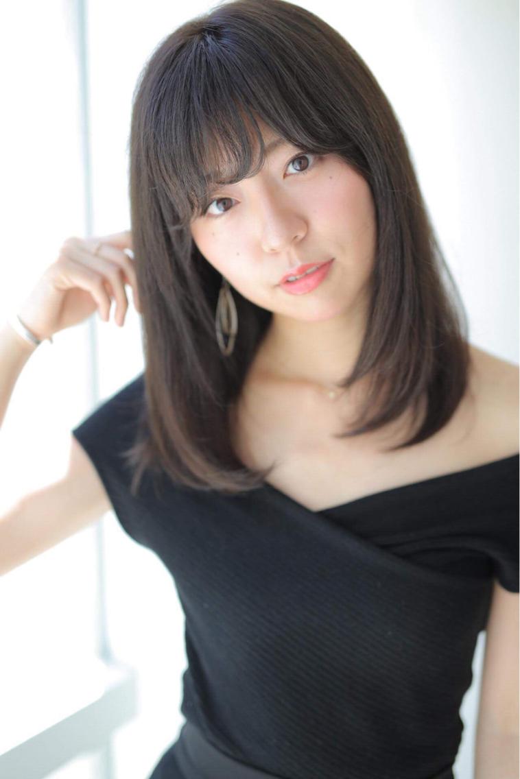 セミロング 小川 海のヘアスタイル