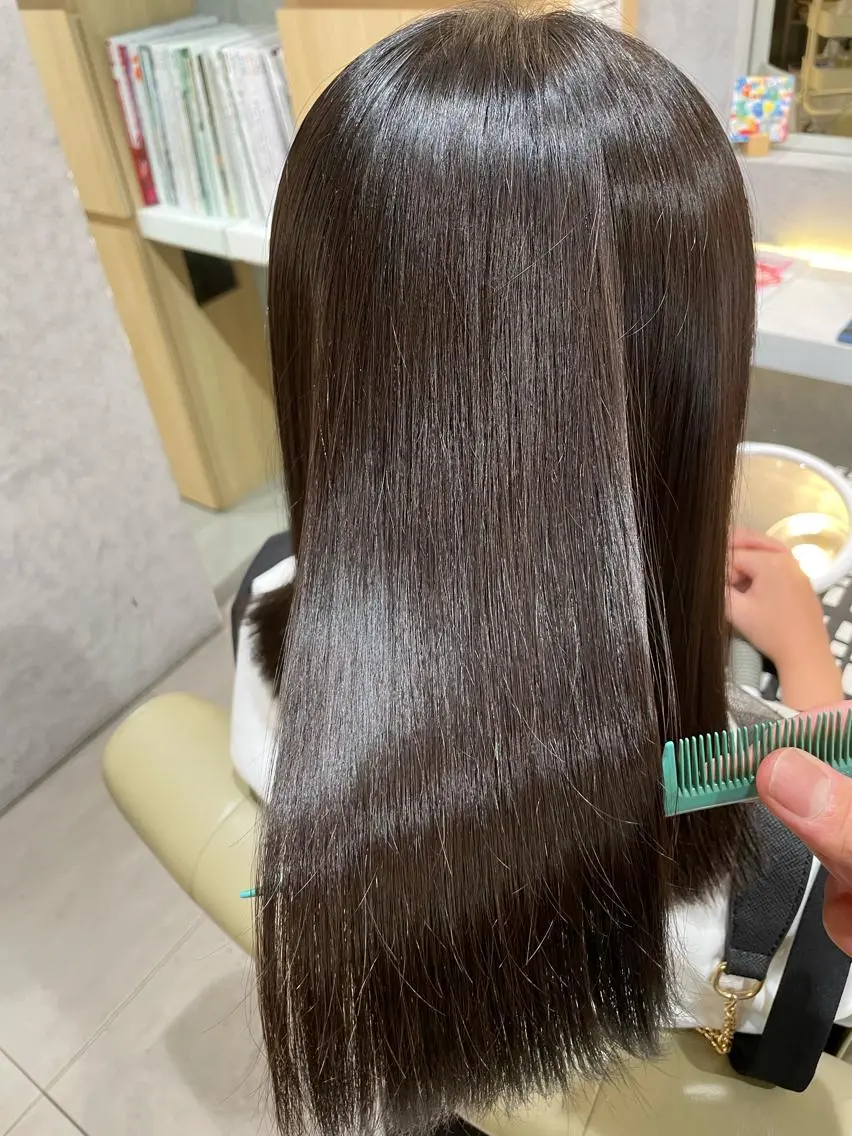 ロング カット 縮毛矯正 トリートメント 【髪質改善特化･ 福田航洋】のヘアスタイル