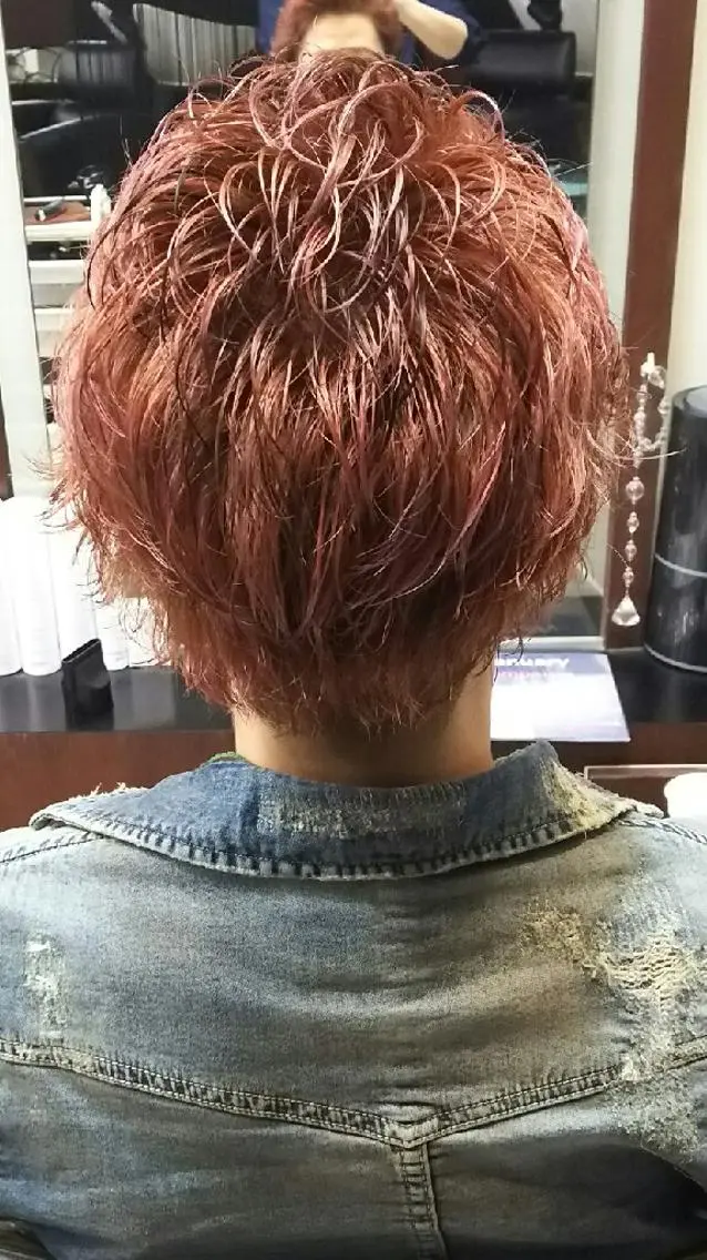 ショート カラー メンズ SHAFT Ieiriのヘアスタイル