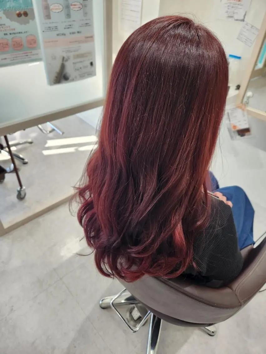 カラー ブリーチ イルミナカラー ブリーチなしカラー 髪質改善 MEGU🌺髪質改善 サロン【HACO】のヘアスタイル
