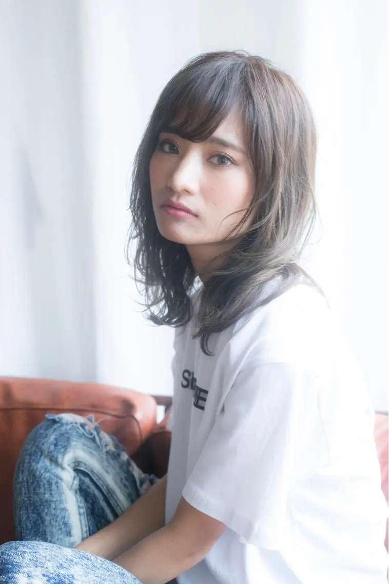 ミディアム ボブ 外国人風カラー 似合わせカット 小顔カット バレイヤージュ 藤沢 髪質改善 竹内ケンゴのヘアスタイル