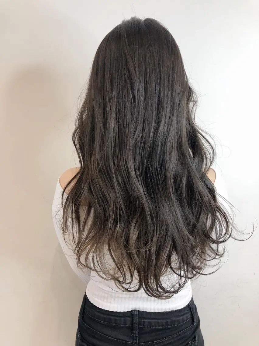 ロング カラー ヘアアレンジ 【公式】amble luxe池袋東口🩷のヘアスタイル