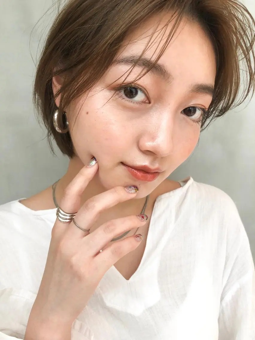 ショート カラー stylist　篠崎 憲一のヘアスタイル