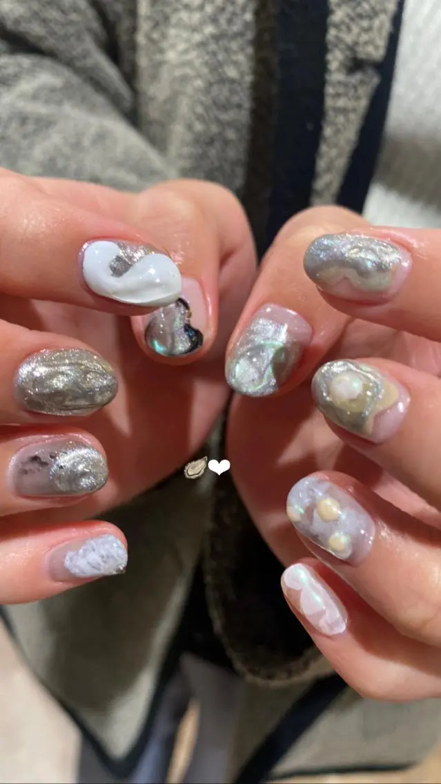 ネイル niconail 🧣ayu 📍烏山のネイルデザイン