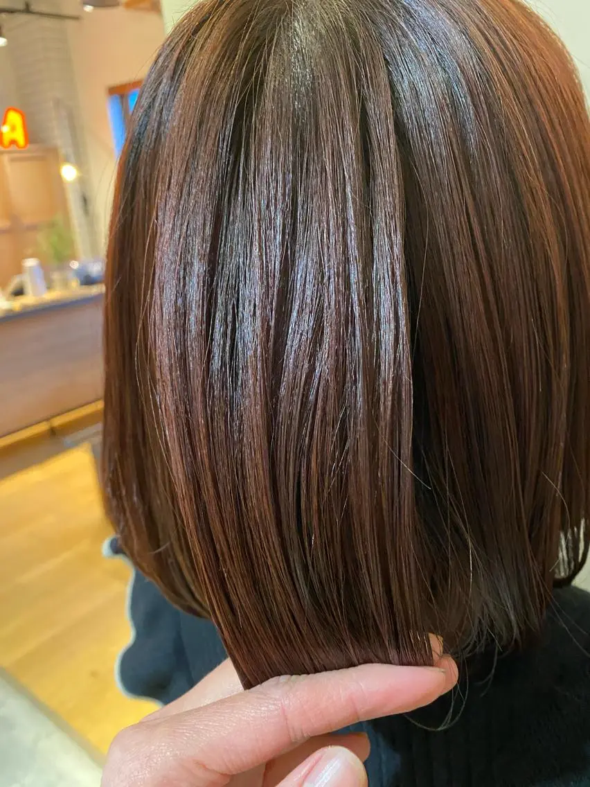 ミディアム カット ヘアカラー ☆髪質改善☆ 伊藤 祐美のヘアスタイル
