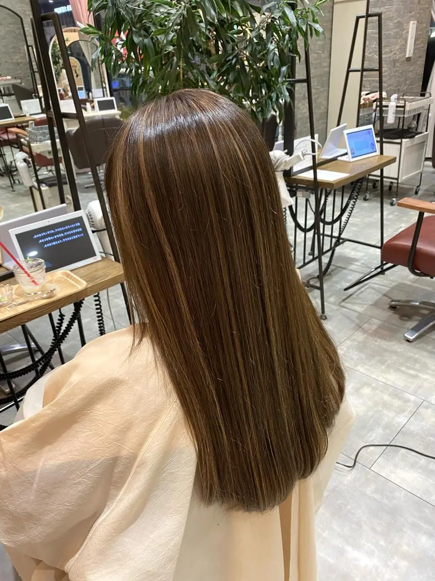 ロング カラー ハイライトカラー ハイライト LaBless梅田 🎀坂本リオのヘアスタイル