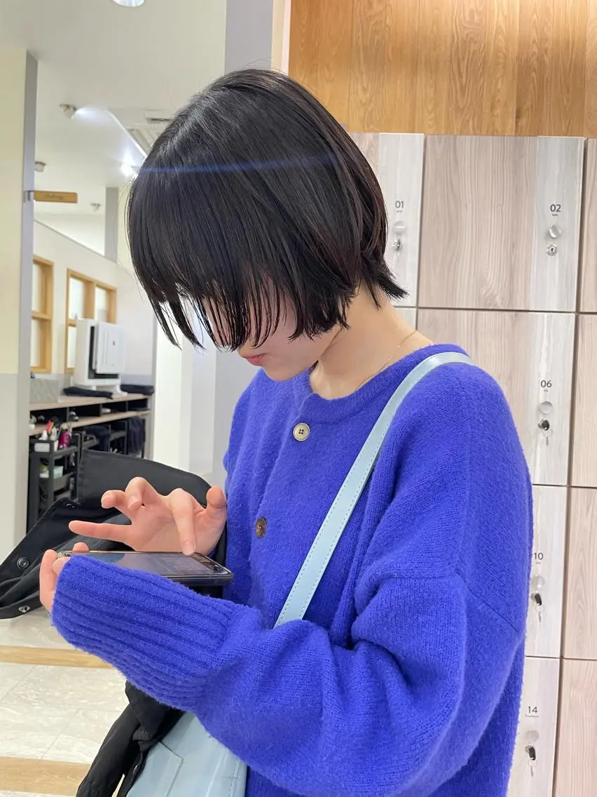 ショート 緒方リエ 時短ショート・ボブのヘアスタイル