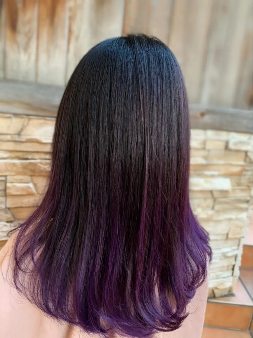 カラー グラデーションカラー 松村 総のヘアスタイル