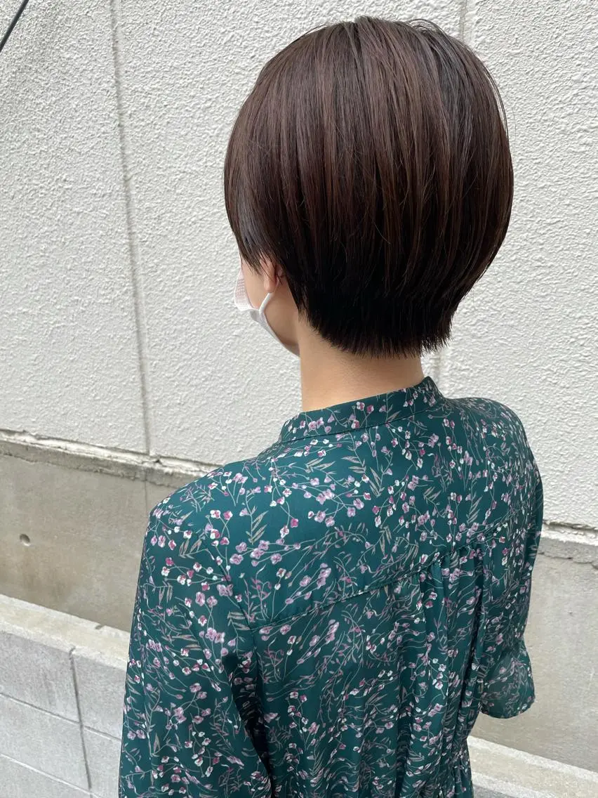 ショート ショートヘア カット ヘアカラー トリートメント ayane⭐️ボブ・ ショート・パーマのヘアスタイル