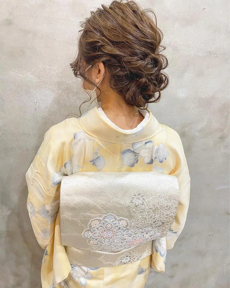 ロング 着付け まつパ・ヘアセット ♡Chinami♡のマツエク・マツパデザイン