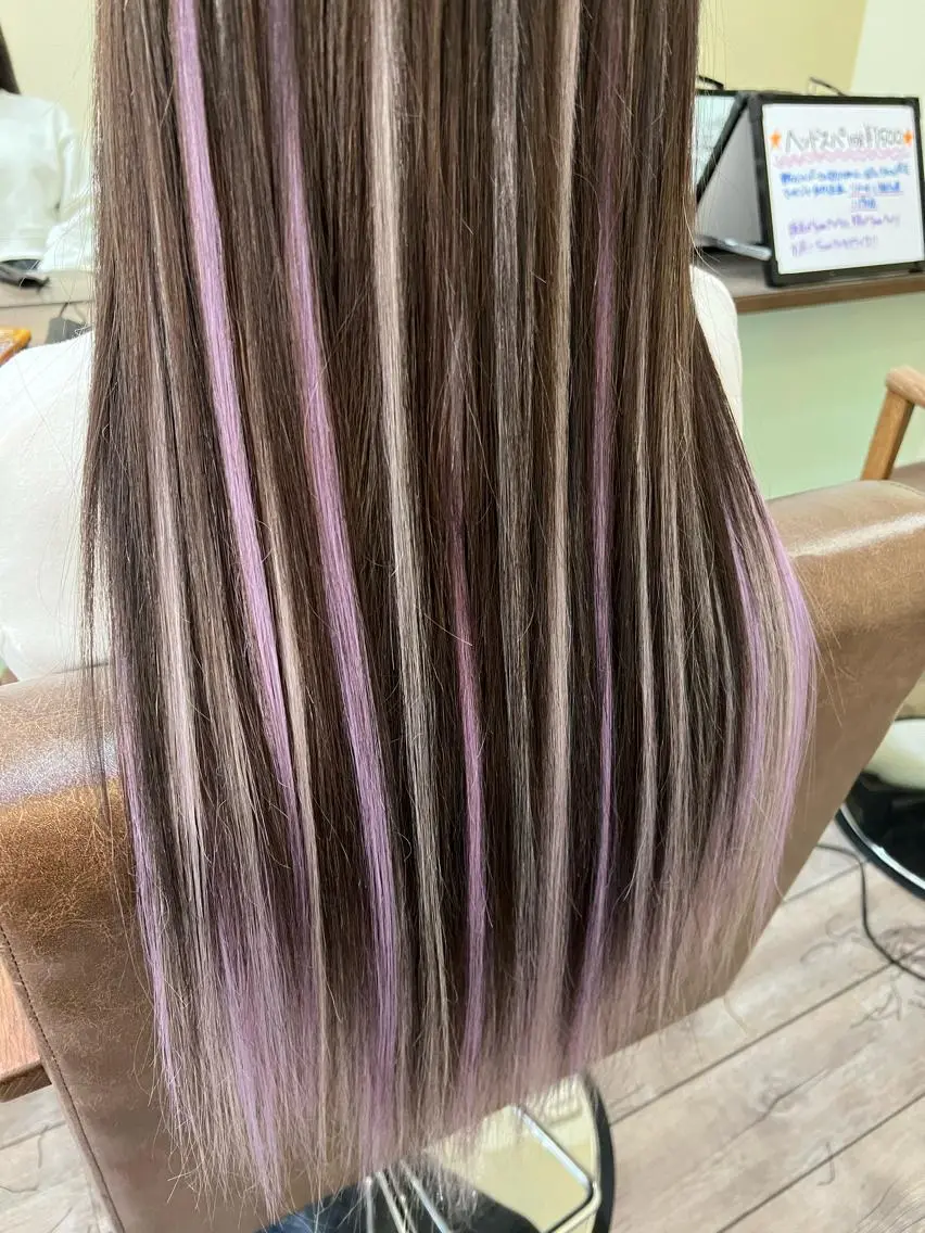 ロング カラー エクステ WEST OLAND 安藤のヘアスタイル