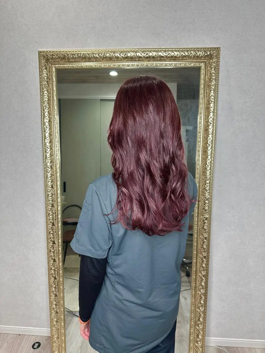 ロング カラー ヘアカラー トリートメント Designer EGGのマツエク・マツパデザイン