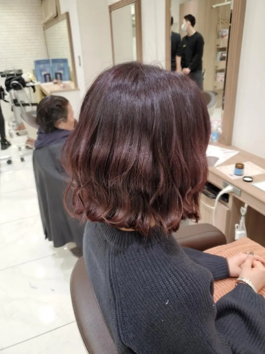 ショート ピンクブラウン カラー特化🔥中村 和貴＜Ash津田沼＞のヘアスタイル
