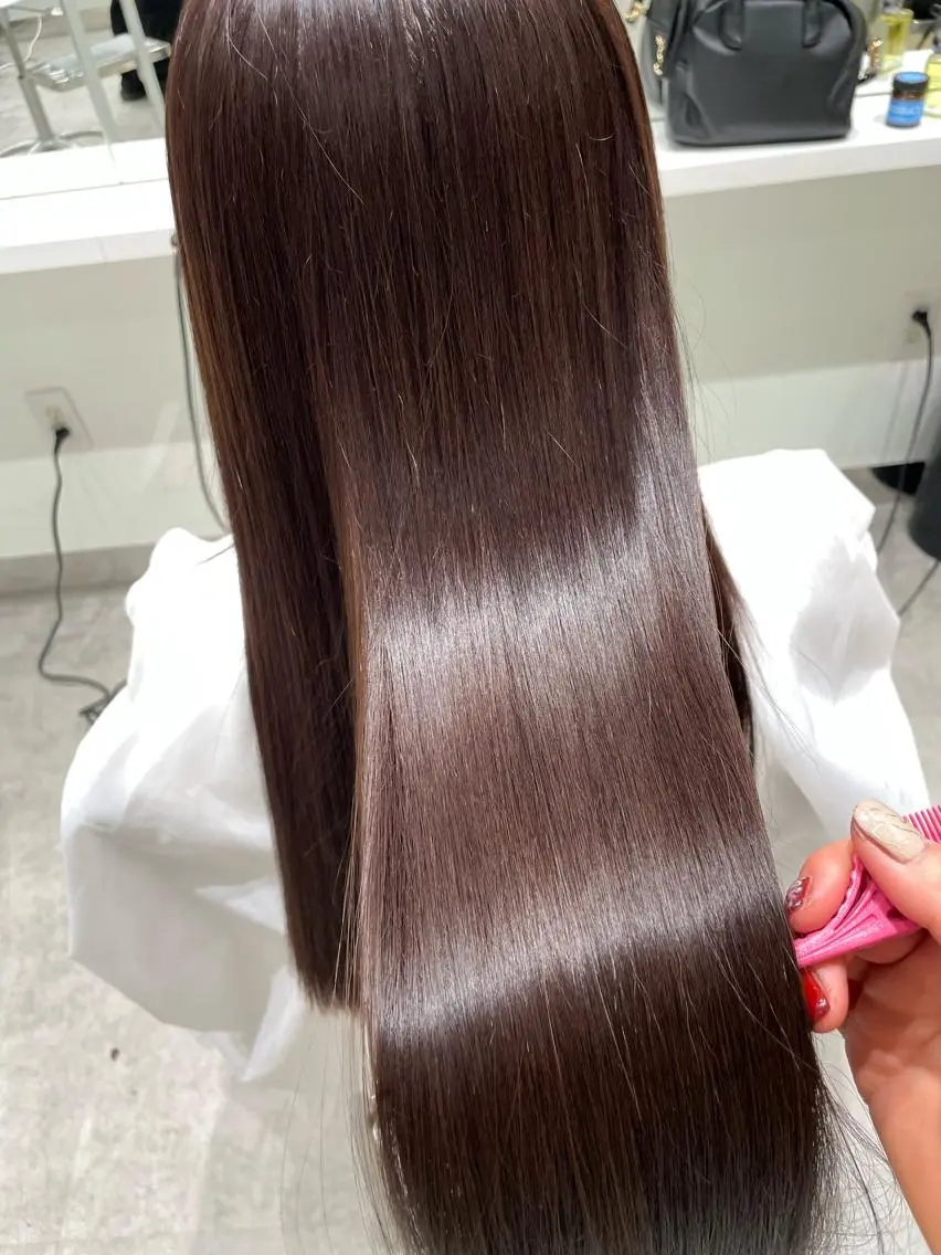 ロング カラー 💘韓国レイヤー上 品カラーruru💘のヘアスタイル