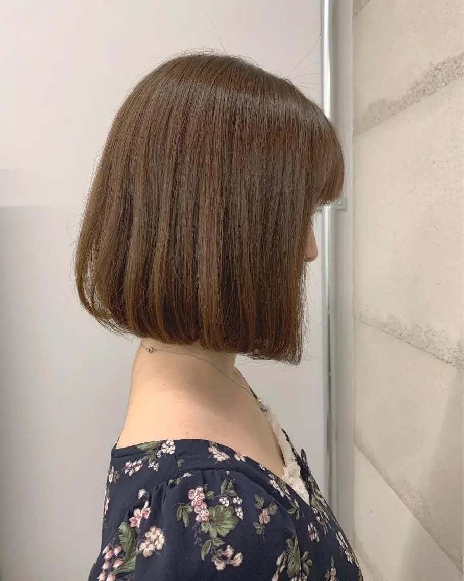 カラー 透明感/オリーブ/ グレージュ/YUKAのヘアスタイル