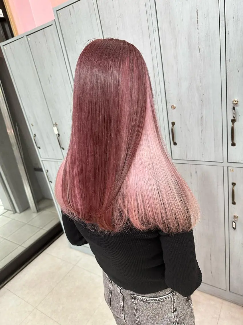 ロング カラー 町田ブリーチデザイン 🌈MANATOのヘアスタイル