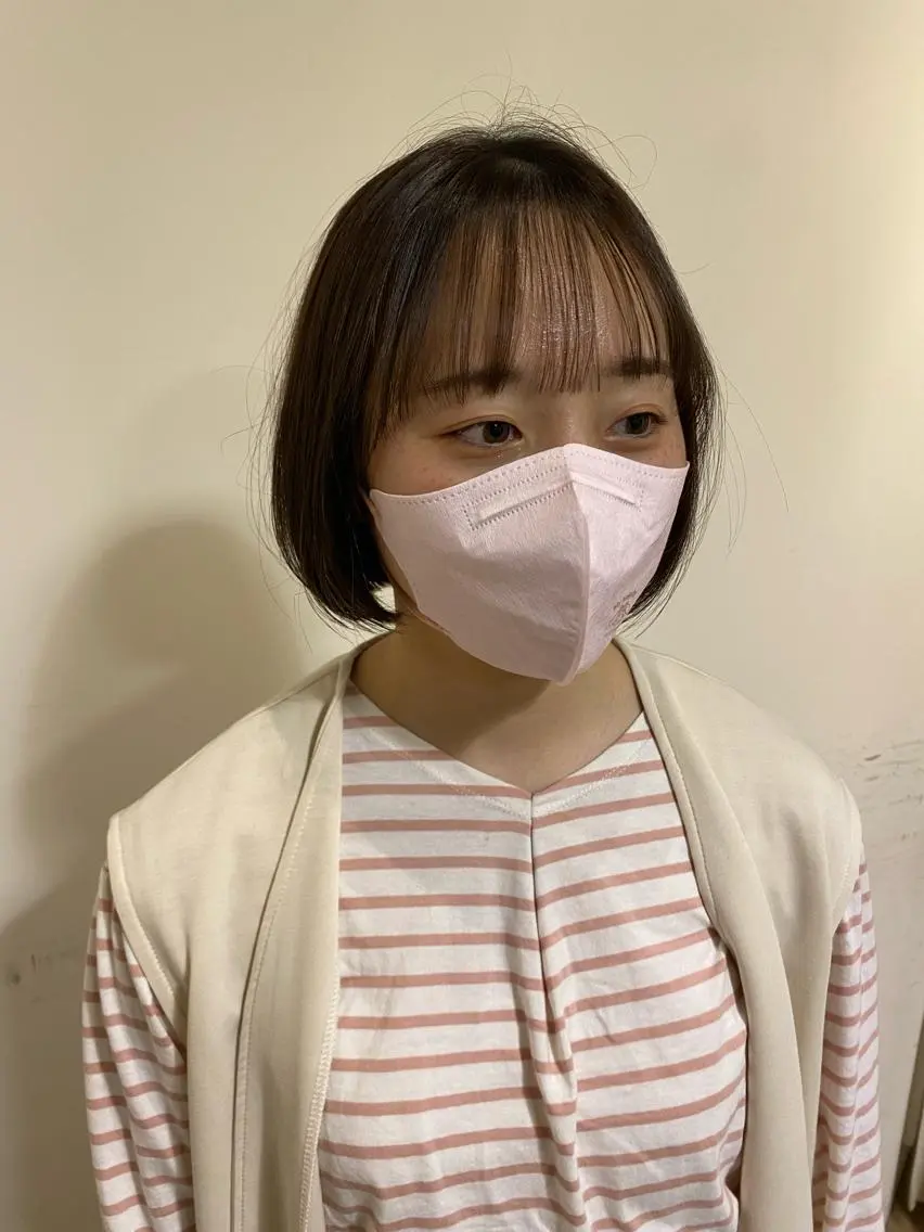 ショート ボブ LUVISM新潟🎀 透明感カラー/ミユのヘアスタイル