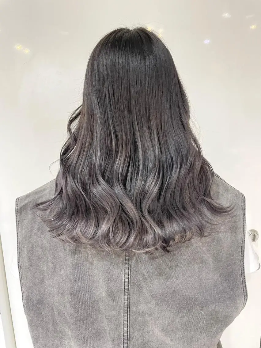 セミロング カット パーマ トリートメント 【公式】amble luxe池袋東口🩷のヘアスタイル