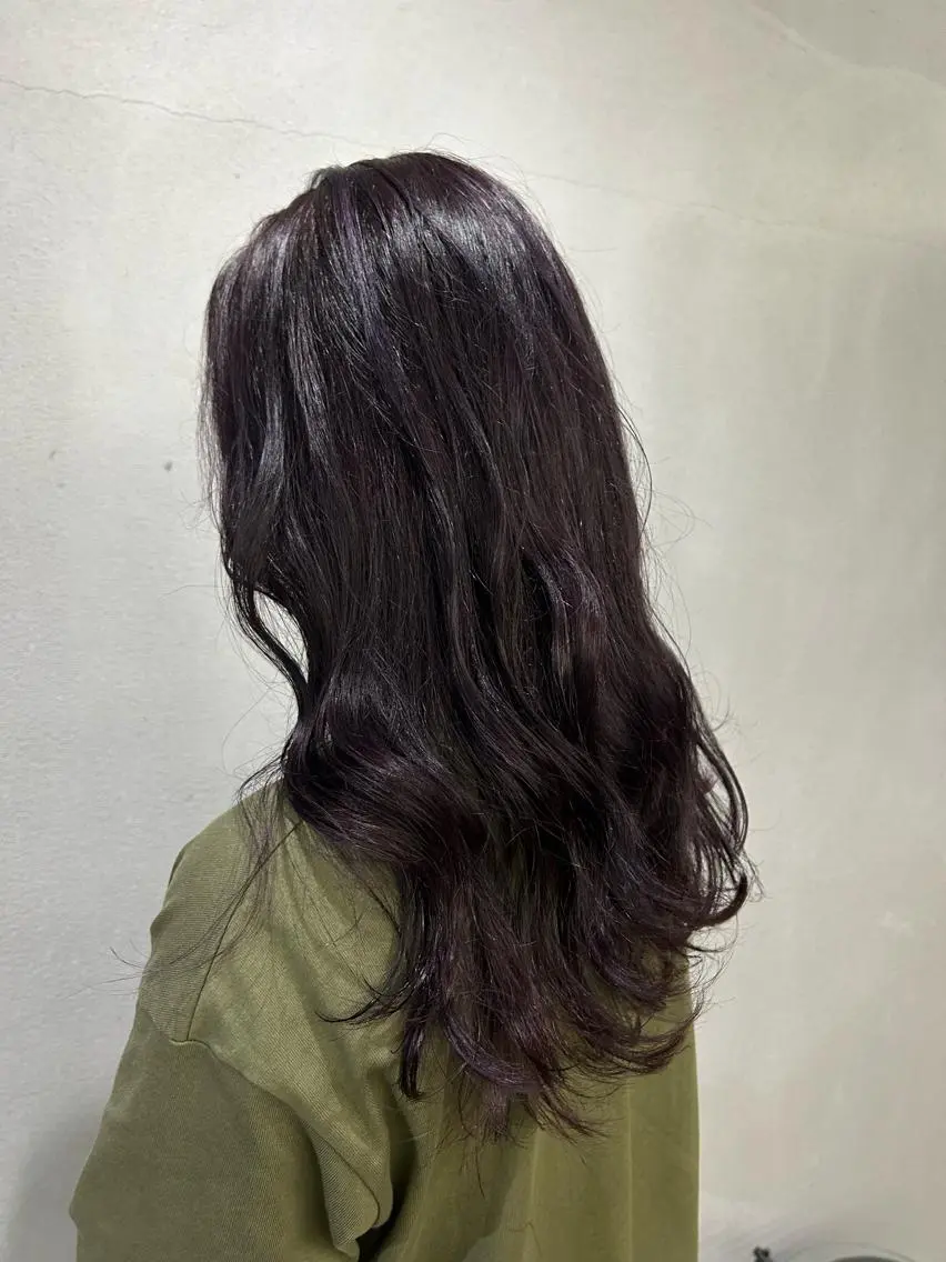 ロング カラー ディープラベンダー ラベンダーカラー N/デザインカラー 🌿ナギのヘアスタイル