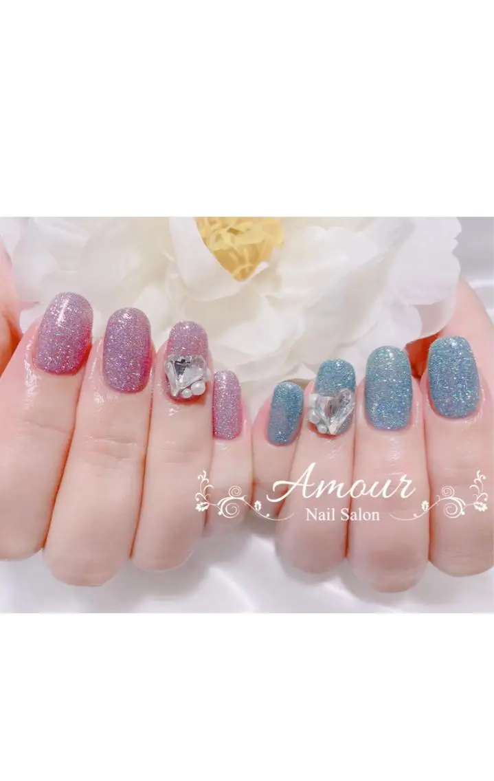ネイル ハート nailsalon ♡amour♡のネイルデザイン