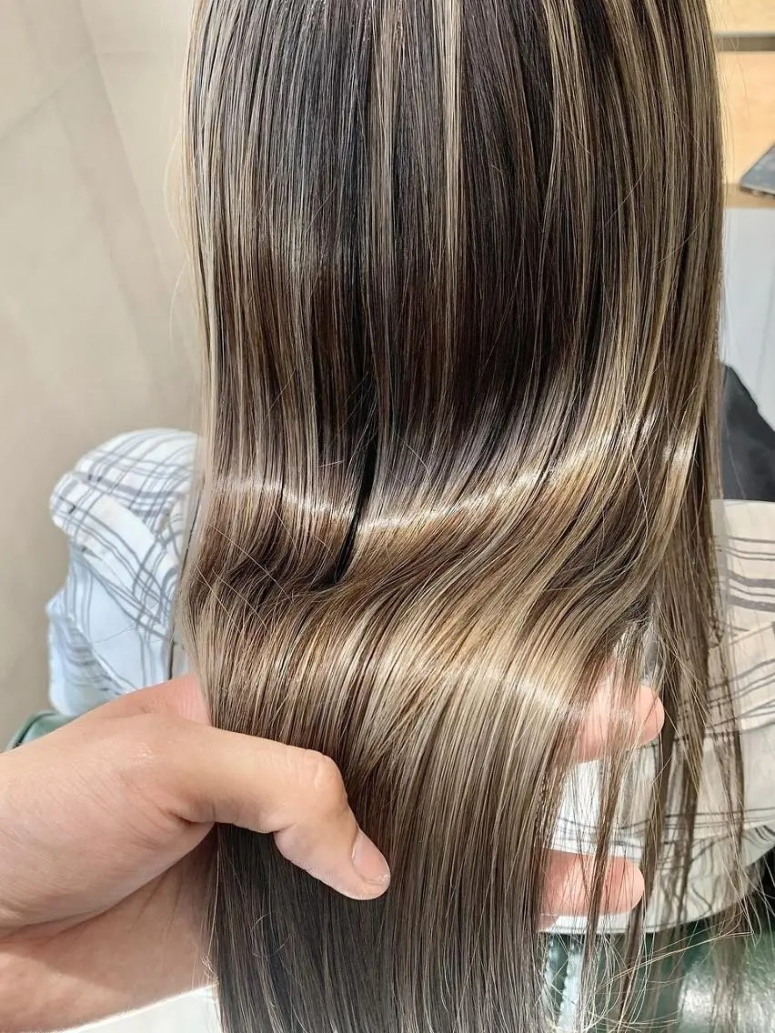 ロング カラー 髪質改善 縮毛矯正 カット ヘアカラー トリートメント arts茅ヶ崎 エリアNO1髪質改善のヘアスタイル