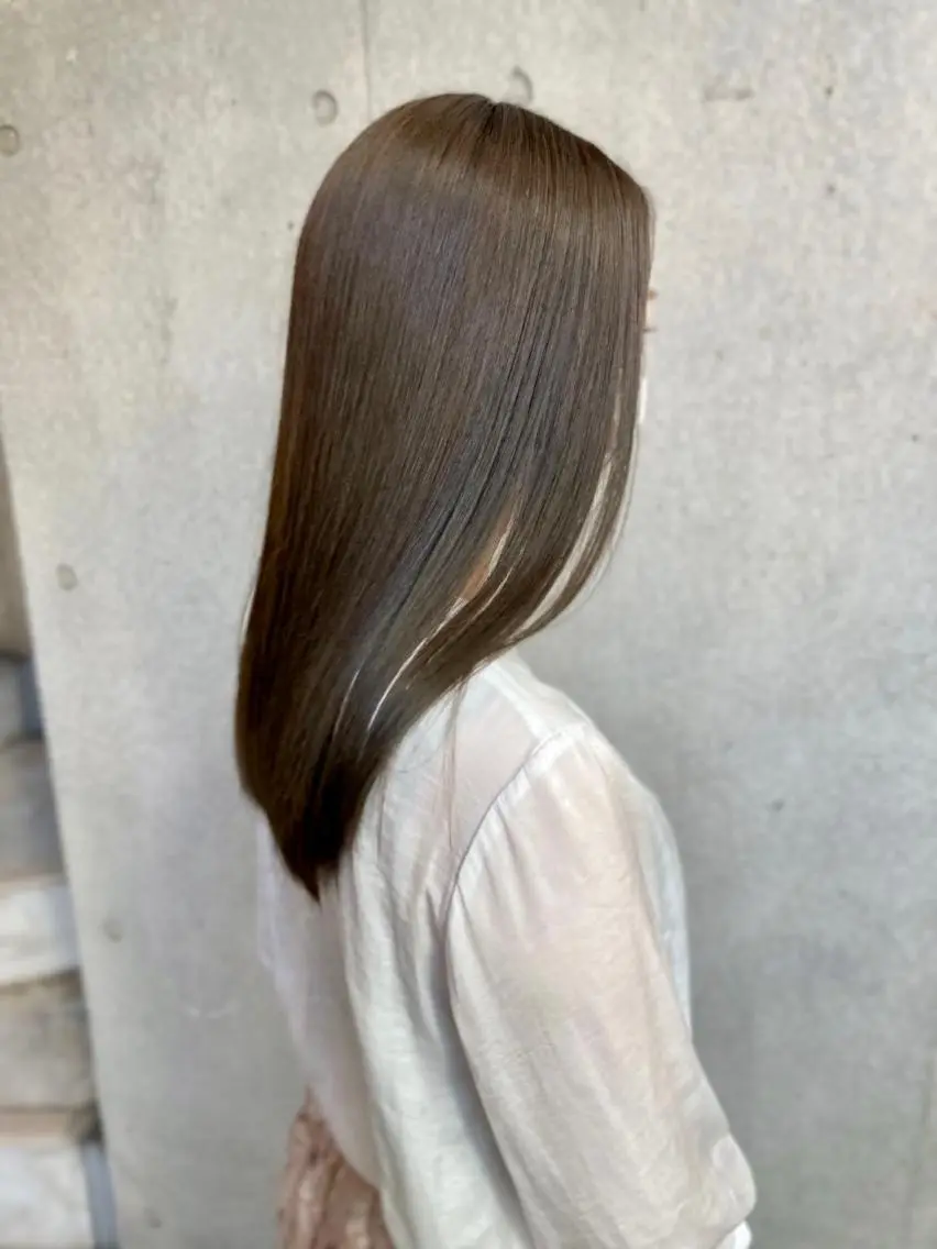 セミロング カラー ボブ& 髪質改善FUMIYAのヘアスタイル