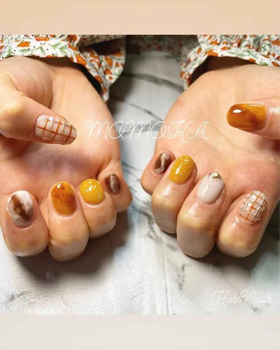 ネイル ニュアンスネイル Momo nailsalonのネイルデザイン