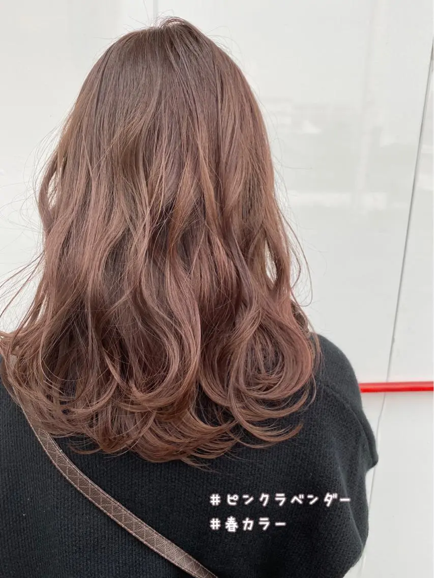 カラー ラベンダーカラー ピンクカラー ピンクラベンダー カット ヘアカラー トリートメント 日比 貴大/ minim hairのヘアスタイル