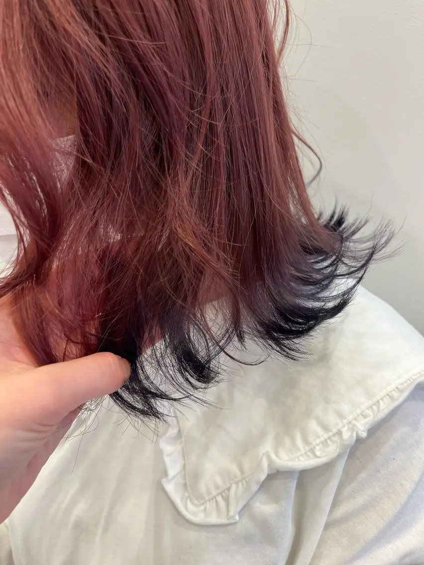 セミロング カラー ヘアアレンジ メンズ haruka 🩶のヘアスタイル